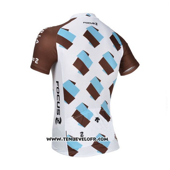 2014 Maillot Ciclismo Ag2r La Mondiale Marron Manches Courtes et Cuissard